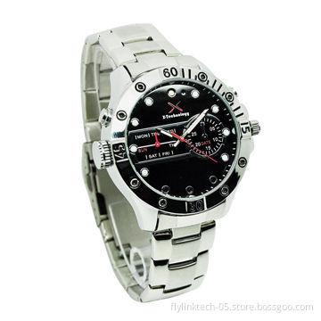 720P Spy Watch Camera, High Capacity Polymer Lithium Battery, HD Piece Webcam Function